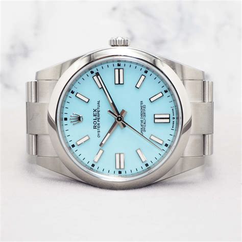 rolex tiffany dial price|Rolex tiffany blue 41mm.